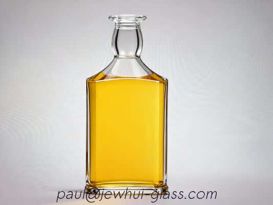 品質  750ml    Bourbon , Rum , whiskey Premium Clear Whiskey Glass Bottle 工場