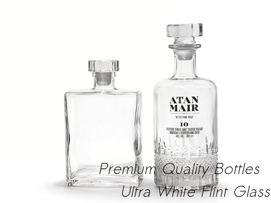 購入 750ml ガラスデカンタ、ARMAN BRADY XO ガラスボトル、ウォッカ、ウイスキー、プレミアム長方形ガラスボトル オンライン製造