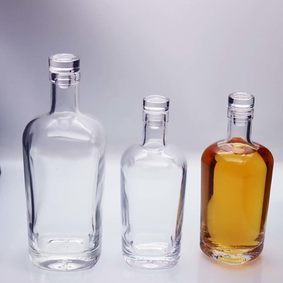 購入 200ml小型精神のびんの正方形の楕円形の長方形100mlのアルコール飲料のびん online manufacture