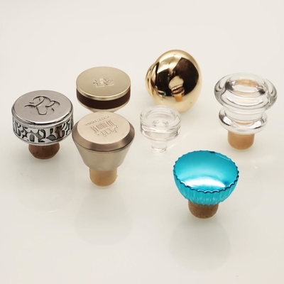 購入 総合的なコルクの自然なコルクが付いているSGSのアルコール飲料のびん閉鎖のガラス ビン ストッパー online manufacture