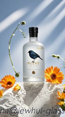 よい価格 750ml ウォッカガラスボトル - カスタマイズ、スーパーフリントガラスボトル、高級ボトル オンライン