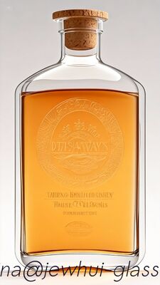 よい価格 Xo,ブランデー,ウィキシー 高端ガラスボトルのための固いサイドエッジ オンライン